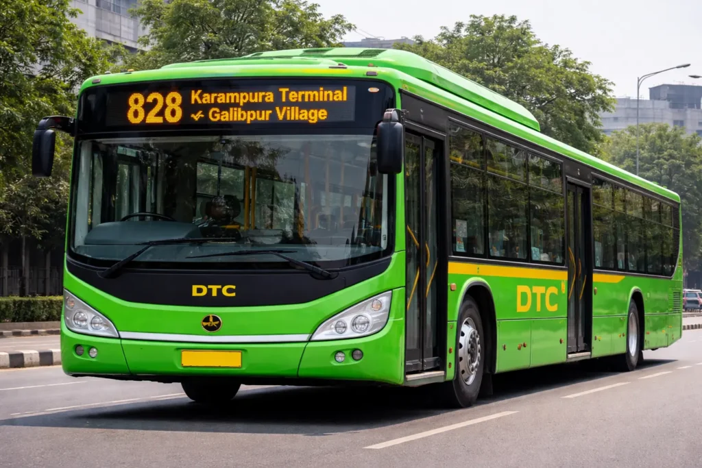 828 karampura to Galibpur, Galibpur to Karampura